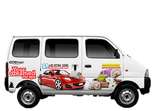 Cozi Cars Doorstep spa Van